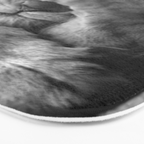 Even Lions Have Bad Days - The Lion Sleeps Tonight black and white photograph  Bath Mat Gallery Image 3