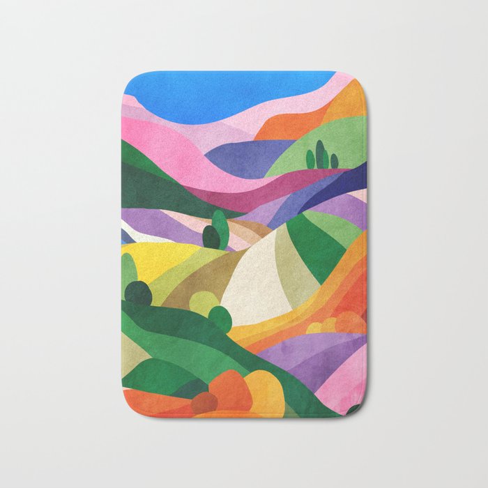 Blooming fields Bath Mat Gallery Image 1
