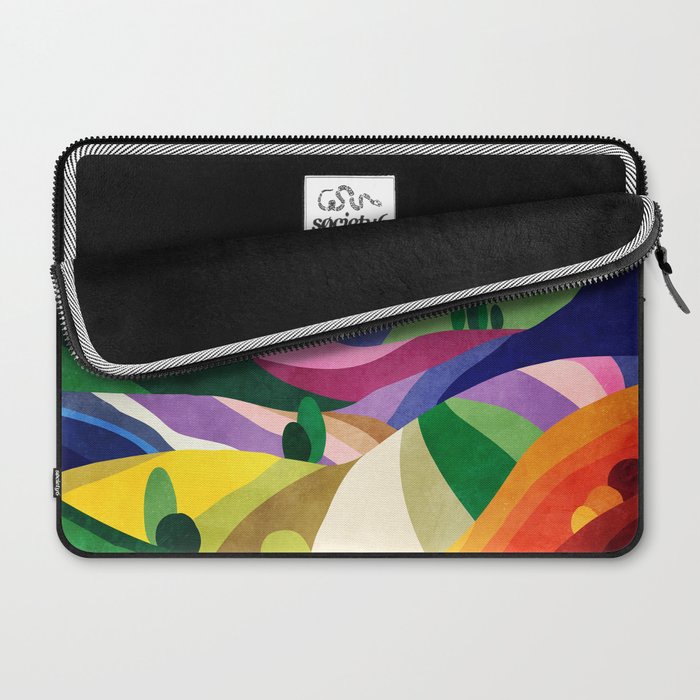 Blooming fields Laptop Sleeve Gallery Image 2