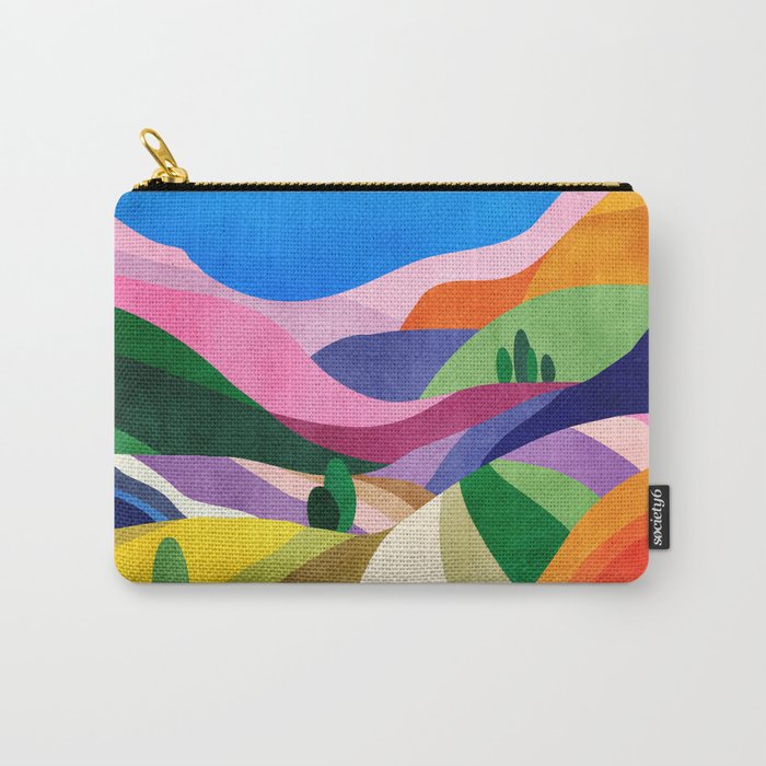 Blooming fields Carry All Pouch Gallery Image 1