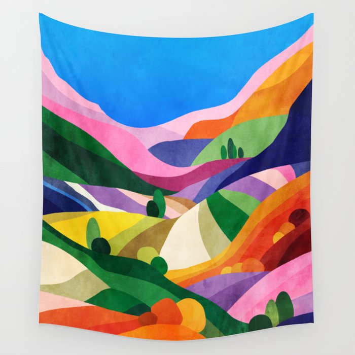 Blooming fields Wall Tapestry Gallery Image 4