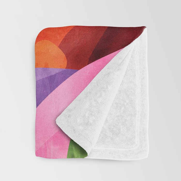 Blooming fields Throw Blanket Gallery Image 3