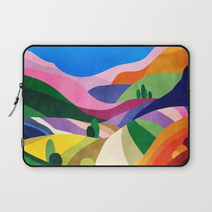 Blooming fields Laptop Sleeve Gallery Image 1