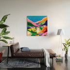 Blooming fields Wood Wall Art Gallery Image 2