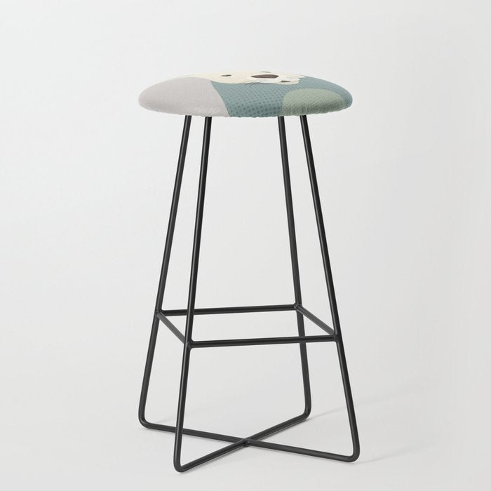 Whimsy Kangaroo, Animal Portrait Stool Gallery Image 1