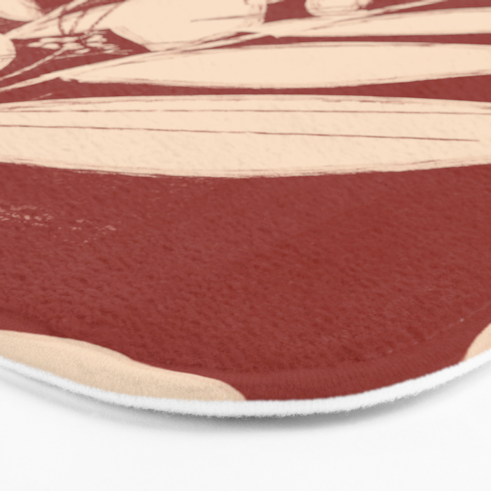 minimal plant 74 Bath Mat Gallery Image 3