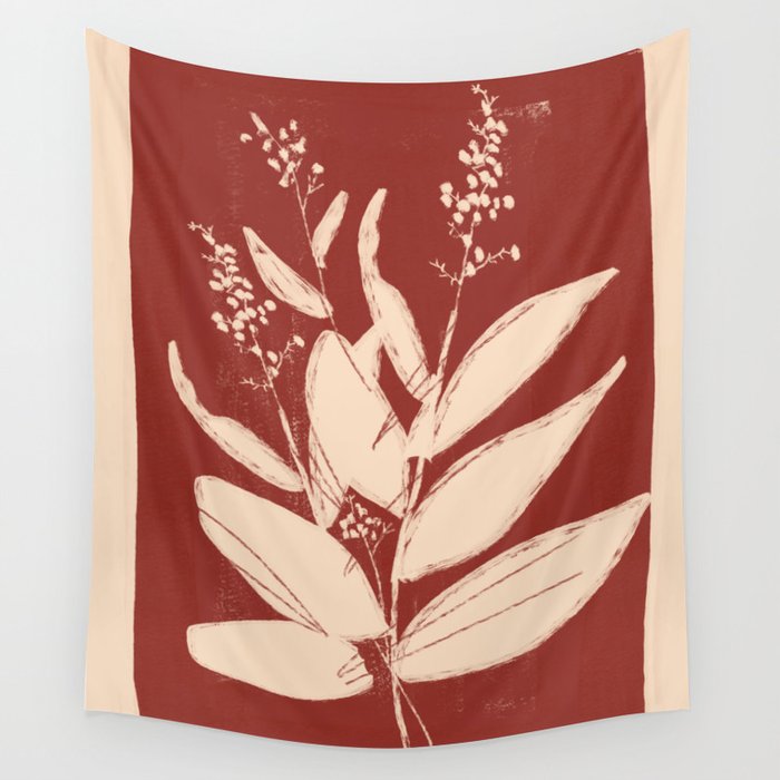 minimal plant 74 Wall Tapestry Gallery Image 4