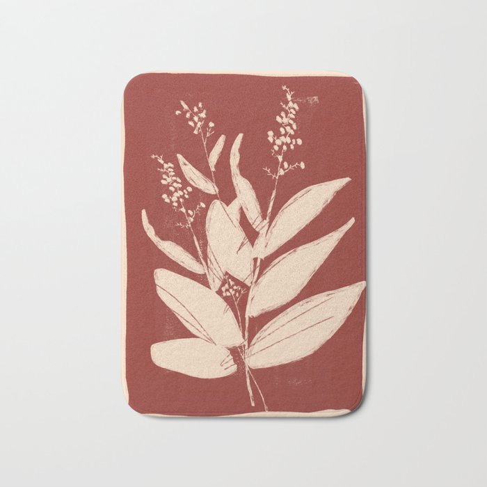 minimal plant 74 Bath Mat Gallery Image 1