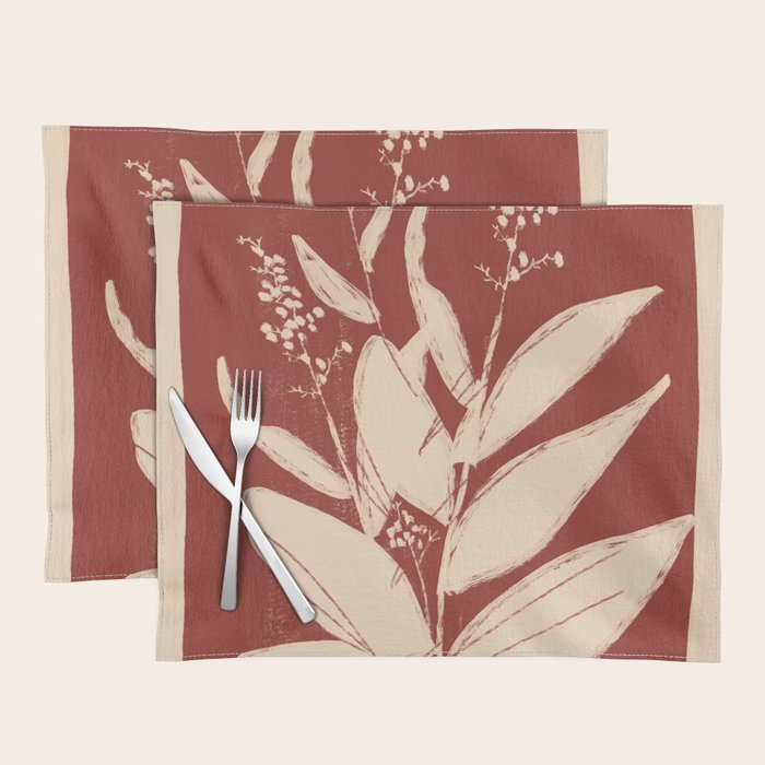 minimal plant 74 Placemat Gallery Image 1