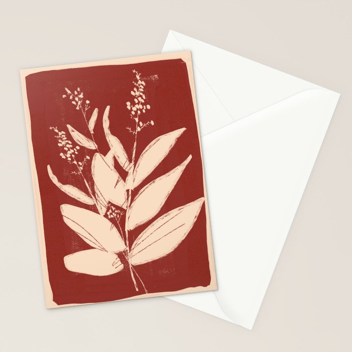 minimal plant 74 Stationery Card Gallery Image 2