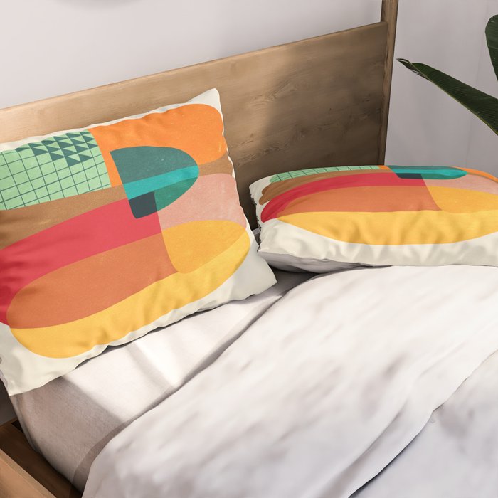 Art Pills: Mid-Century Edition Pillow Sham Gallery Image 2