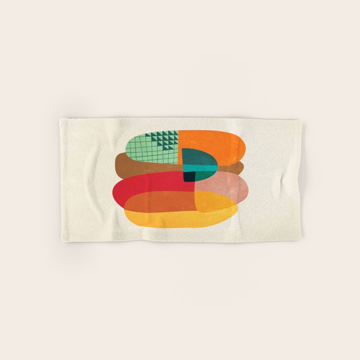 Art Pills: Mid-Century Edition Bath Towel Gallery Image 1