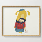 Rugged Roger - the lumberjack Serving Tray Gallery Image 1