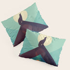 Howling Wild Wolf Pillow Sham Gallery Image 3