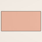 Solid Whipped Peach Desk Mat Gallery Image 3