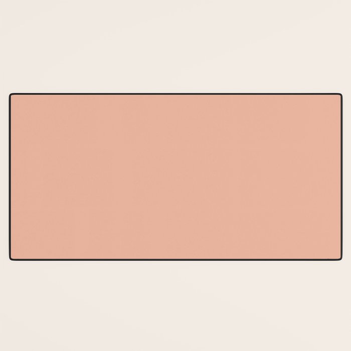 Solid Whipped Peach Desk Mat Gallery Image 3