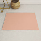 Solid Whipped Peach Rug Gallery Image 1