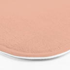 Solid Whipped Peach Bath Mat Gallery Image 3