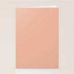 Solid Whipped Peach Stationery Card Gallery Image 2