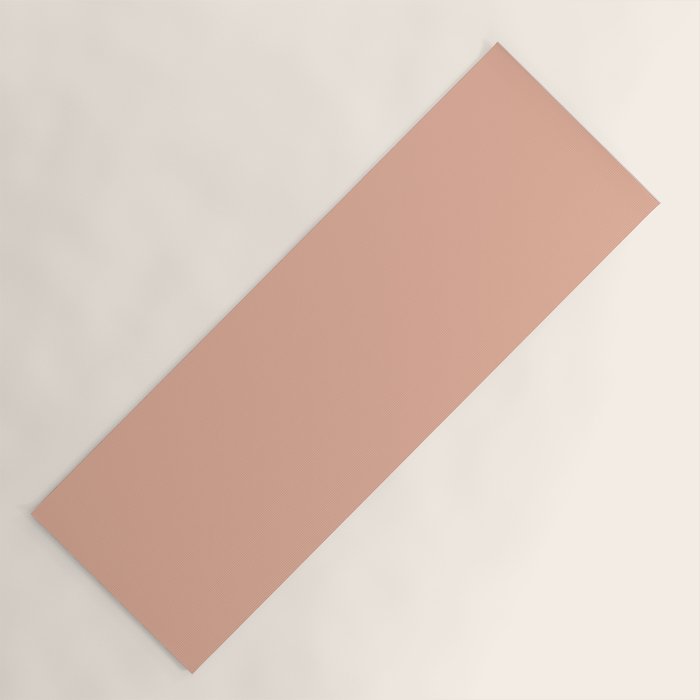 Solid Whipped Peach Yoga Mat Gallery Image 1