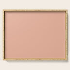 Solid Whipped Peach Serving Tray Gallery Image 1