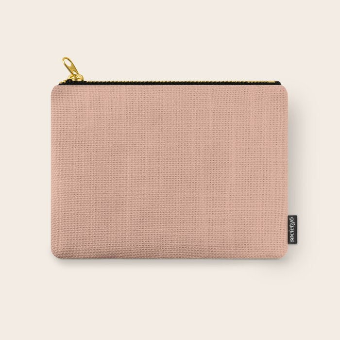 Solid Whipped Peach Carry All Pouch Gallery Image 1
