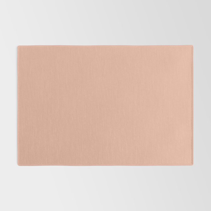 Solid Whipped Peach Rug Gallery Image 2