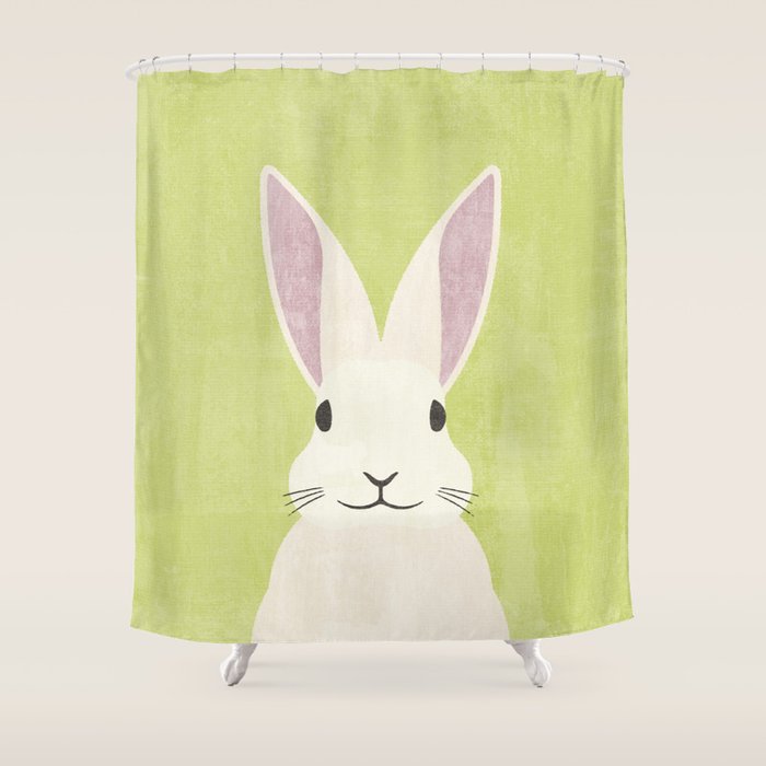 FAUNA / Rabbit Shower Curtain Gallery Image 1