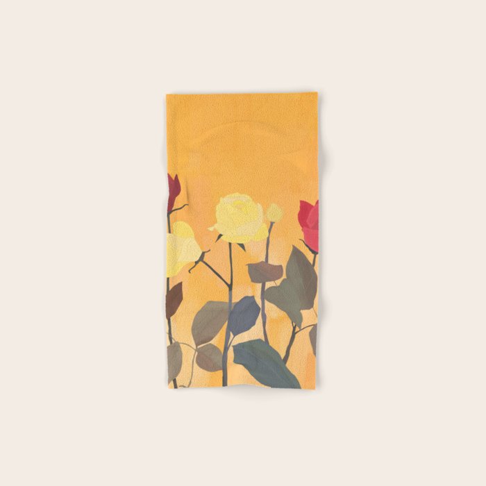 Red and Yellow Roses 2 Bath Towel Gallery Image 1