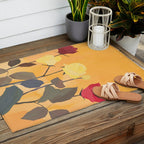 Red and Yellow Roses 2 Outdoor Rug Gallery Image 2