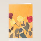 Red and Yellow Roses 2 Stationery Card Gallery Image 2