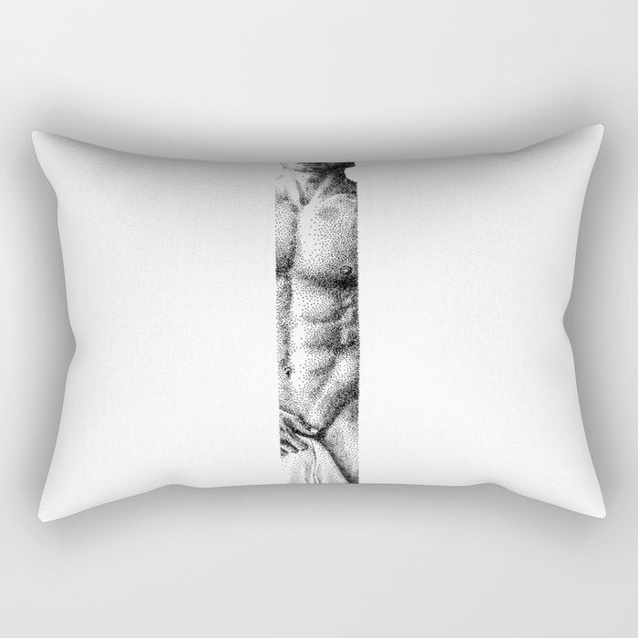 NOODDOOD Strip 4 - Eric Rectangular Pillow Gallery Image 2