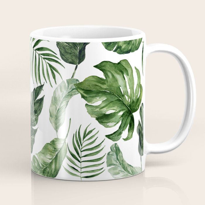 Tropical Leaf Coffee Mug Gallery Image 1