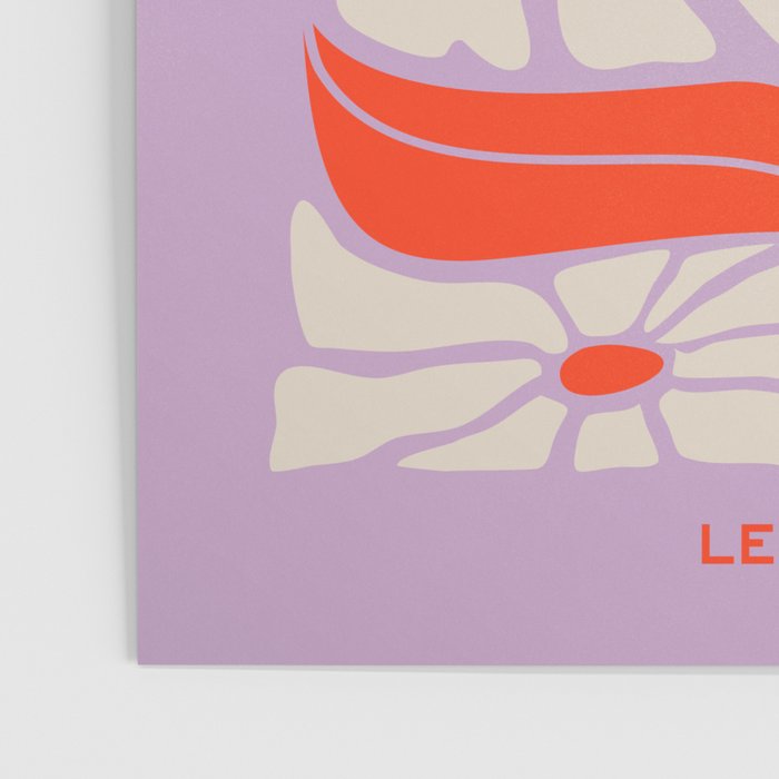 Plum & Flamingo: Les Fleurs | Flower Market Color Series 06 Poster Gallery Image 3