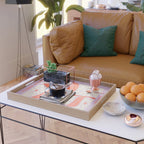 Plum & Flamingo: Les Fleurs | Flower Market Color Series 06 Serving Tray Gallery Image 2