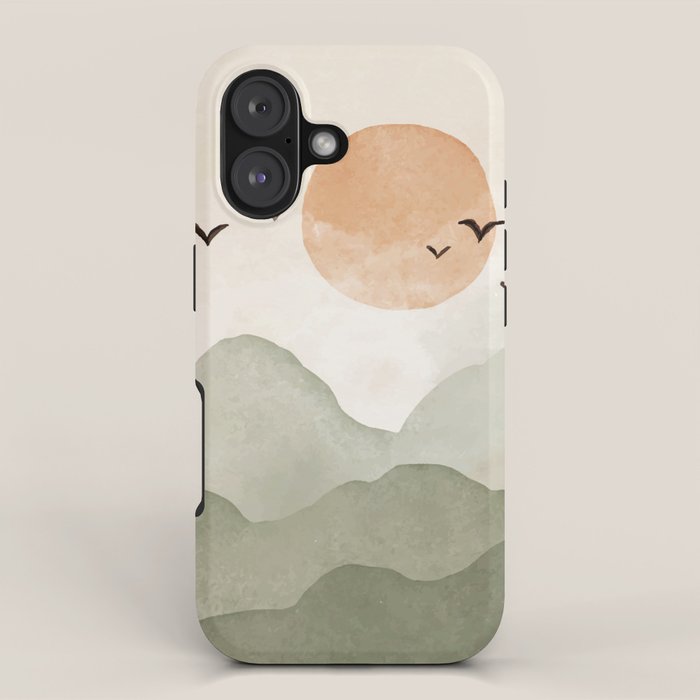 Sunset Migration iPhone Case Gallery Image 1