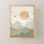 Sunset Migration Mini Art Print Gallery Image 1