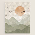 Sunset Migration Jigsaw Puzzle Gallery Image 1