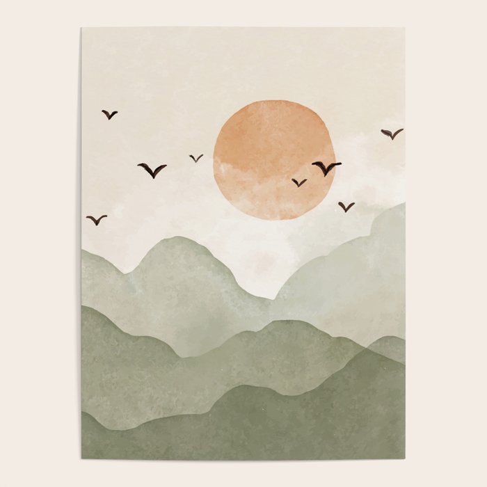 Sunset Migration Poster Gallery Image 1