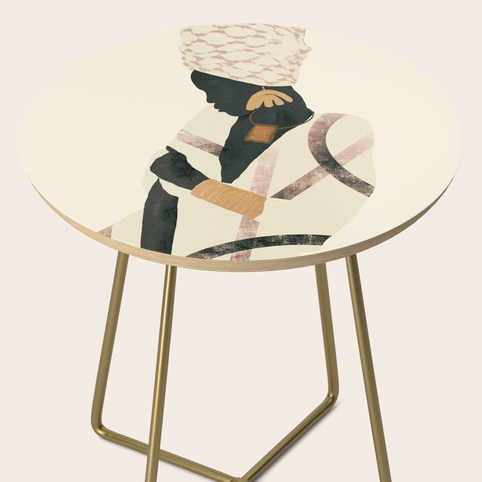 African Woman 2 Side Table Gallery Image 2