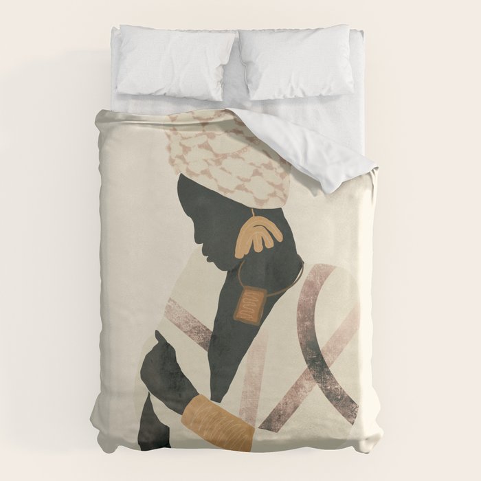African Woman 2 Duvet Cover Gallery Image 6