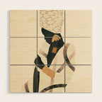 African Woman 2 Wood Wall Art Gallery Image 1