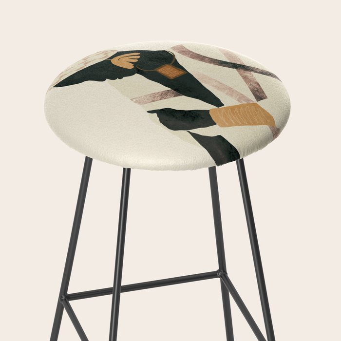 African Woman 2 Stool Gallery Image 2