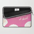 Mermaid At Heart - Pink Shells Laptop Sleeve Gallery Image 2