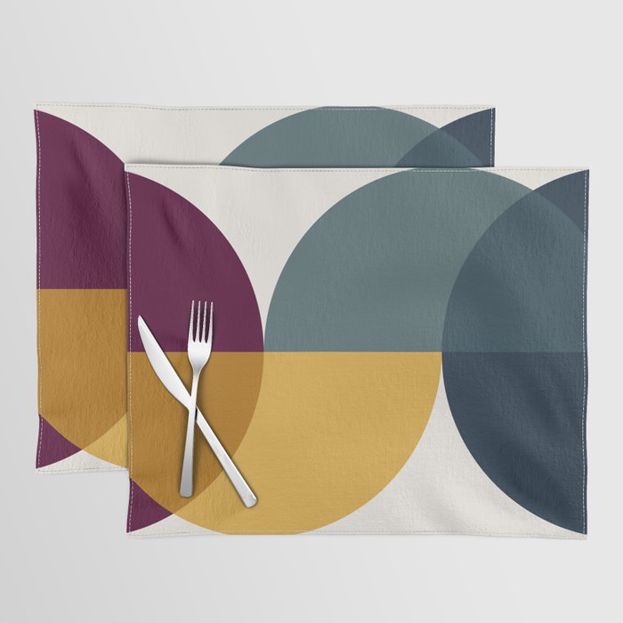 Geometric Harmony II Placemat Gallery Image 1