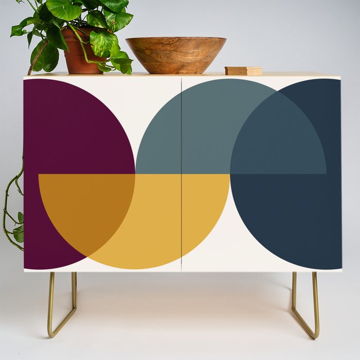 Geometric Harmony II Credenza Gallery Image 1
