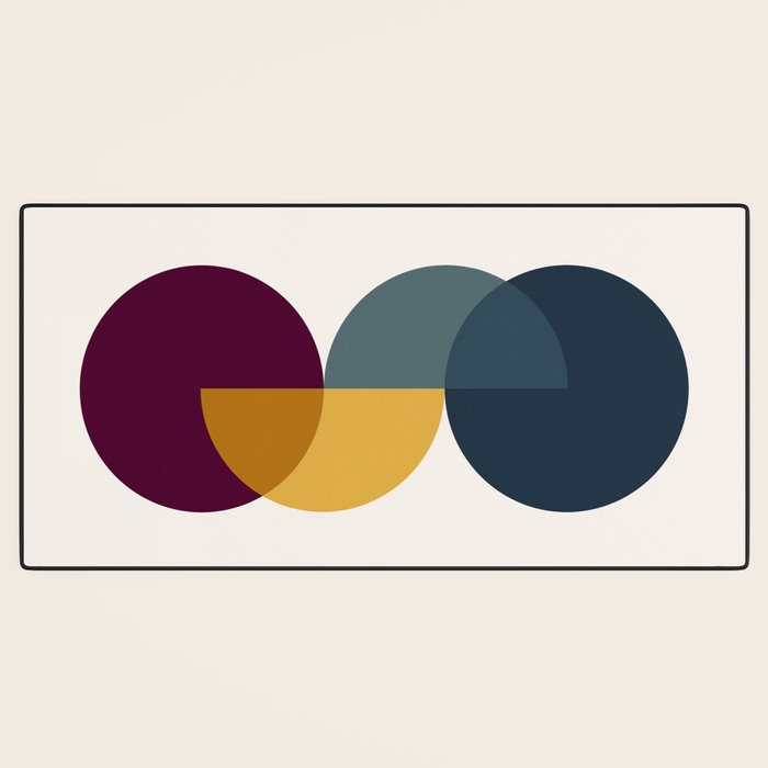 Geometric Harmony II Desk Mat Gallery Image 3