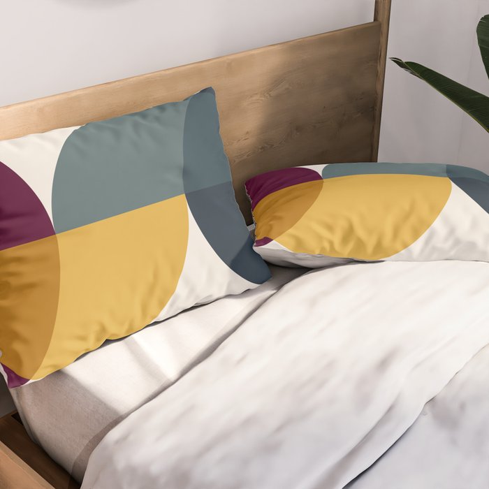 Geometric Harmony II Pillow Sham Gallery Image 2