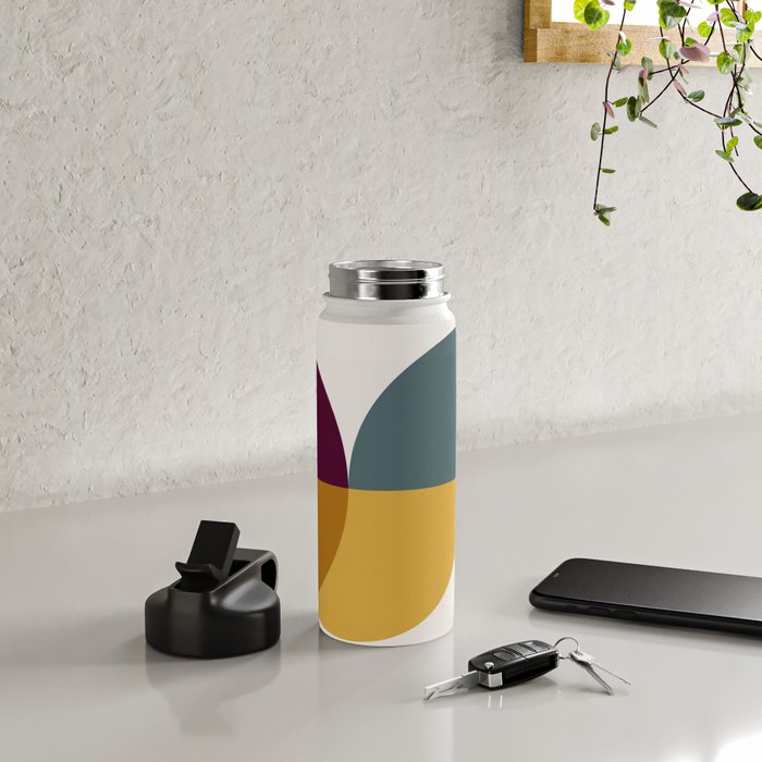 Geometric Harmony II Water Bottle Gallery Image 4