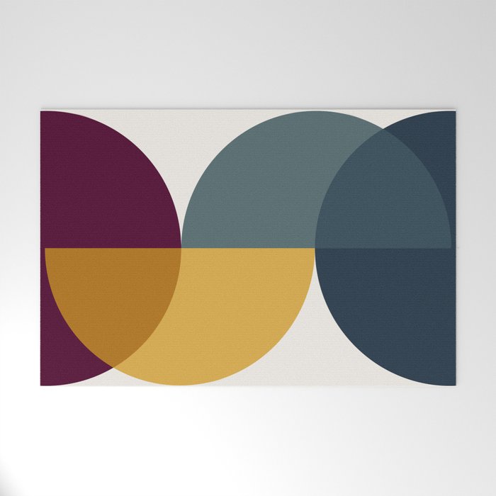 Geometric Harmony II Welcome Mat Gallery Image 1